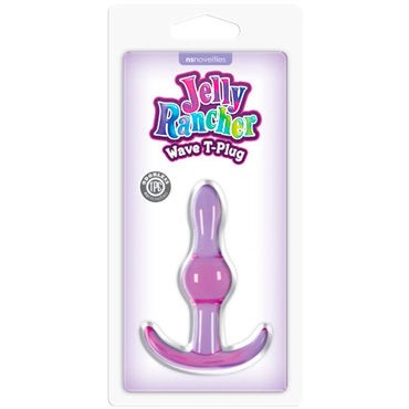 NS Novelties Jelly Rancher Wave T-Plug, фиолетовая
