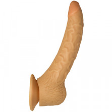Биоклон Реалистичный фаллоимитатор с венками 15 см, телесный
