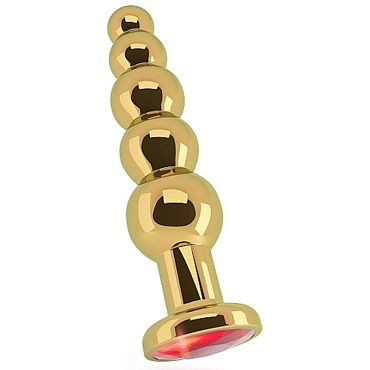 Shots toys Rich Gold Plug Red Sapphire R5