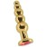 Shots toys Rich Gold Plug Red Sapphire R5