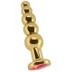 Shots toys Rich Gold Plug Red Sapphire R5