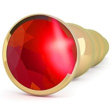 Shots toys Rich Gold Plug Red Sapphire R5