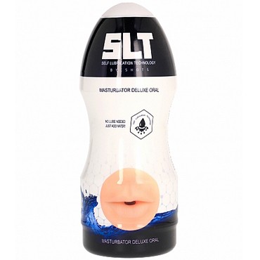 Shots SLT Self Lubrication Masturbator Deluxe Oral, телесный