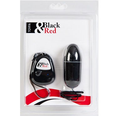 Toyfa виброяйцо, 8 см, черное