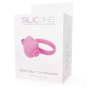 Toyz4lovers Silicone Heart Beat, розовое