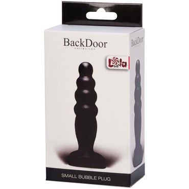 Lola Small Bubble Plug, черный