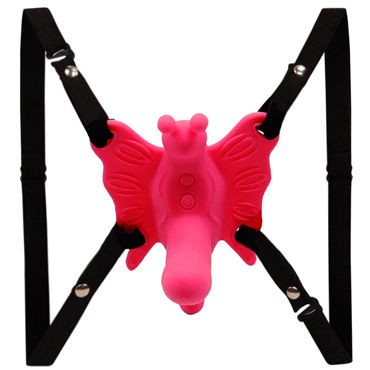 Baile Ultra Passionate Harness Бабочка, розовая