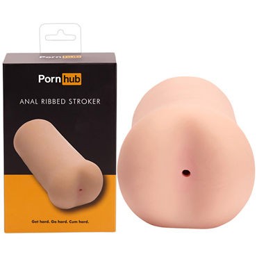 Pornhub Anal Ribbed Stroker, телесный