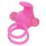 Lovetoy Power Duo Clit Cockring, розовое