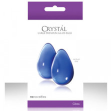 NS Novelties Crystal Kegel Eggs, голубой