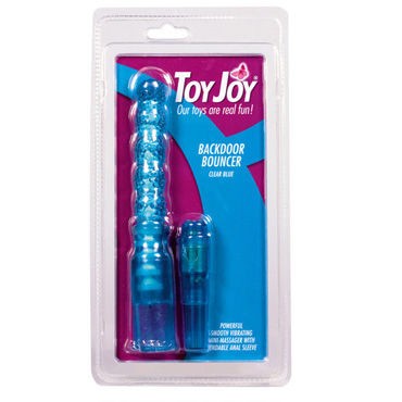 Toy Joy Backdoor Bouncer, вибратор, синий