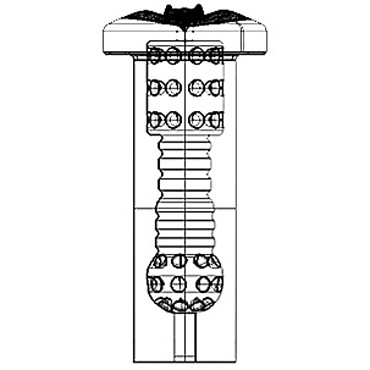 Shots SLT Self Lubrication Masturbator Deluxe Vagina, телесный