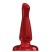 Shots Toys Bottom Line Buttplug Acrylic Model 3, 10 см красная