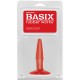 Pipedream Basix Rubber Works Mini Butt Plug, красный