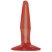 Pipedream Basix Rubber Works Mini Butt Plug, красный