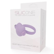 Toyz4lovers Silicone Heart Beat, фиолетовое