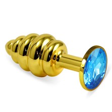 LoveToy Gold Spiral, голубой