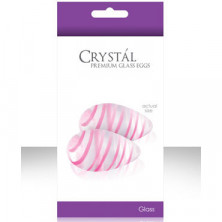 NS Novelties Crystal Kegel Eggs, прозрачный