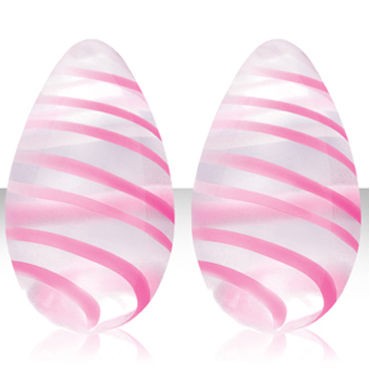 NS Novelties Crystal Kegel Eggs, прозрачный