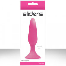 NS Novelties Sliders Silicone Anal Plugs, розовый