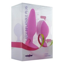 Seven Creations Large Inflatable Plug, розовая