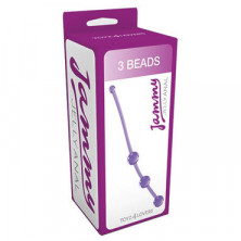 Toyz4lovers Jammy Jelly Anal 3 Beads, фиолетовая
