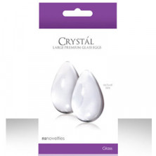NS Novelties Crystal Kegel Eggs, прозрачный