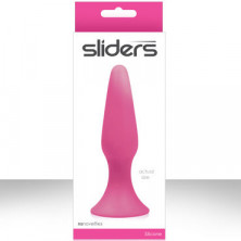 NS Novelties Sliders Silicone Anal Plugs, розовый
