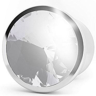 Shots toys Rich Silver Plug Clear Sapphire R6