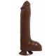 Pipedream Dong With Cup 20 см коричневый