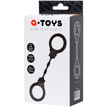 Toyfa A-Toys Stretchy Cuffs, черные