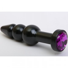 4sexdream Анальная ювелирка елочка, черный/фиолетовый