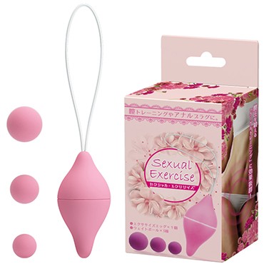 Baile Sexual Exercise Kegel Balls, розовый