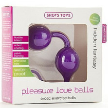 Shots Toys Pleasure Love Balls, фиолетовый