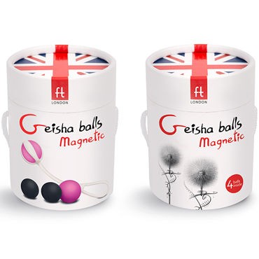Gvibe Geisha Balls Magnetiс, черно-розовые