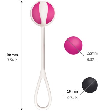 Gvibe Geisha Balls Magnetiс, черно-розовые
