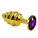 LoveToy Gold Spiral, фиолетовый