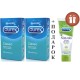 Durex Classic 2 уп по 12 шт + Durex Naturals 100 мл в подарок