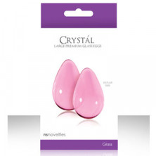 NS Novelties Crystal Kegel Eggs, розовый