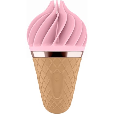 Satisfyer Sweet Treat, розово-коричневый