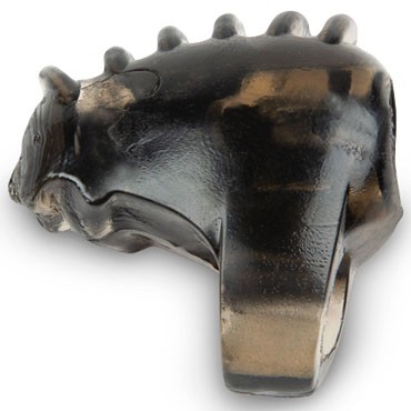 Brazzers Эрекционное кольцо с виброзверьком, черное