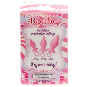 Doc Johnson Large Pop Plugs