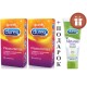 Durex Pleasuremax 2 уп по 12 шт + Durex Naturals 100 мл в подарок