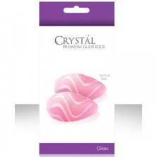 NS Novelties Crystal Kegel Eggs, розовый