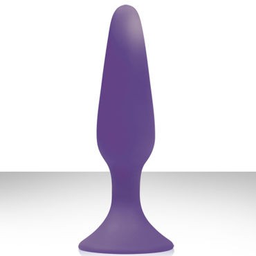 NS Novelties Sliders Silicone Anal Plugs, фиолетовый