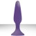 NS Novelties Sliders Silicone Anal Plugs, фиолетовый