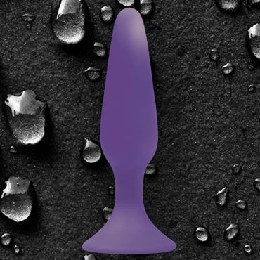 NS Novelties Sliders Silicone Anal Plugs, фиолетовый