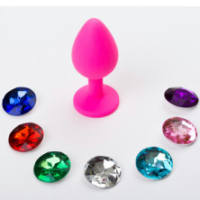 4sexdream Анальная пробка средняя, розовая