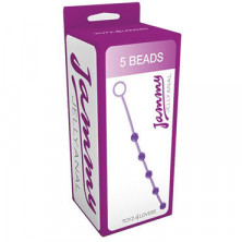 Toyz4lovers Jammy Jelly Anal 5 Beads, фиолетовая