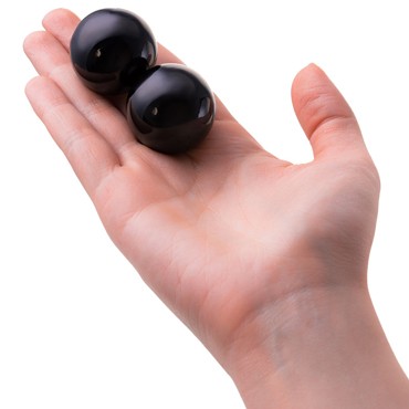 Sexus Glass Вагинальные шарики из стекла, черные